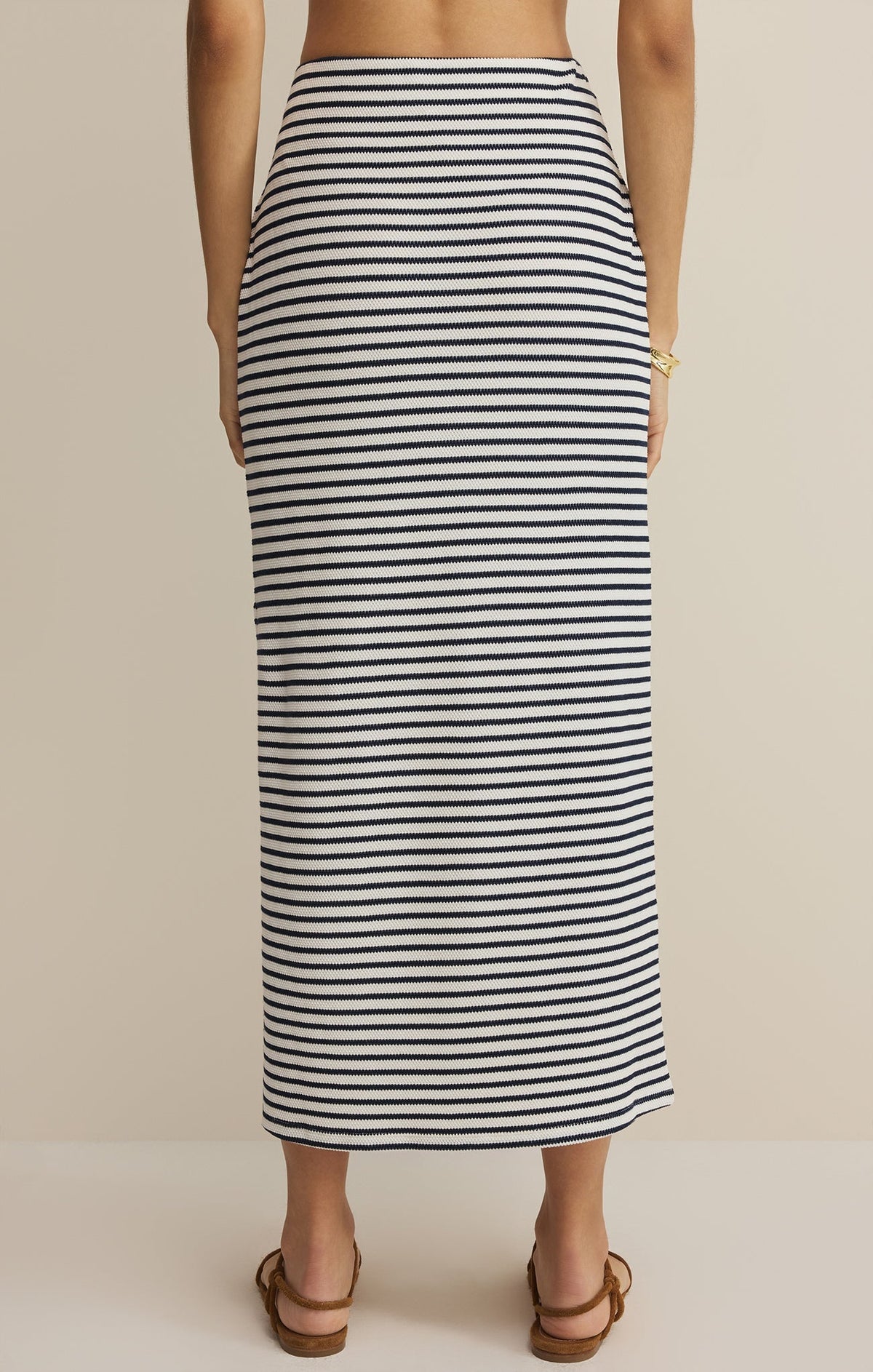 Ainslie Stripe Midi Skirt