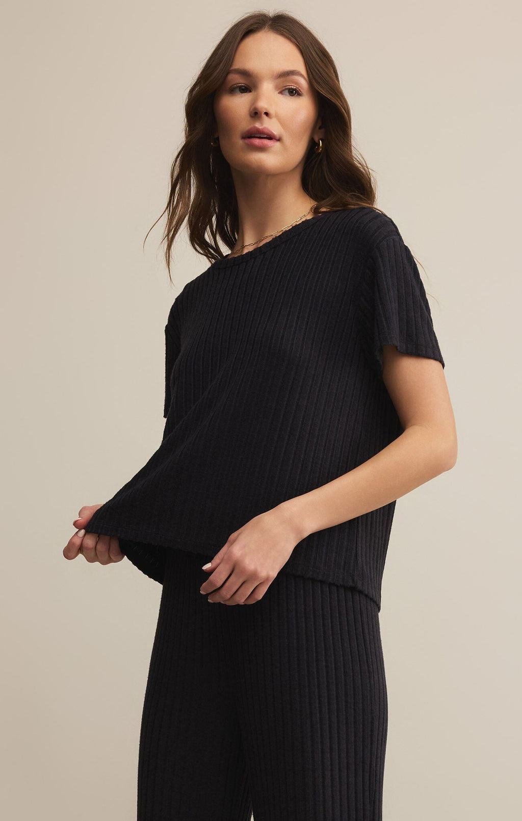 Kara Rib Tee